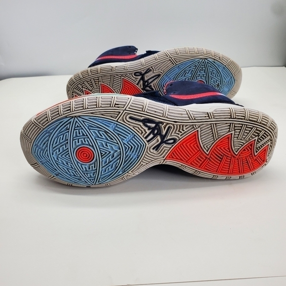 Nike Kyrie 6 “Team USA” Blue Red White Shoes Men Size 9 Irving BQ4630-402 - Picture 4 of 16